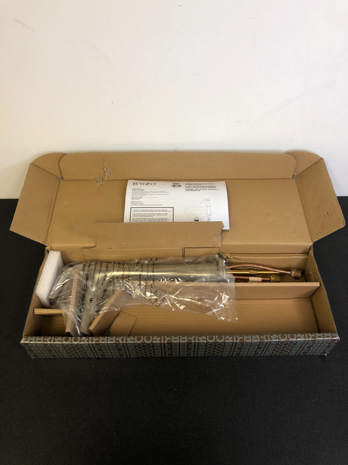 Brizo Rook 1.2 GPM Waterfall Vessel Bathroom Faucet Less Drain Assembly