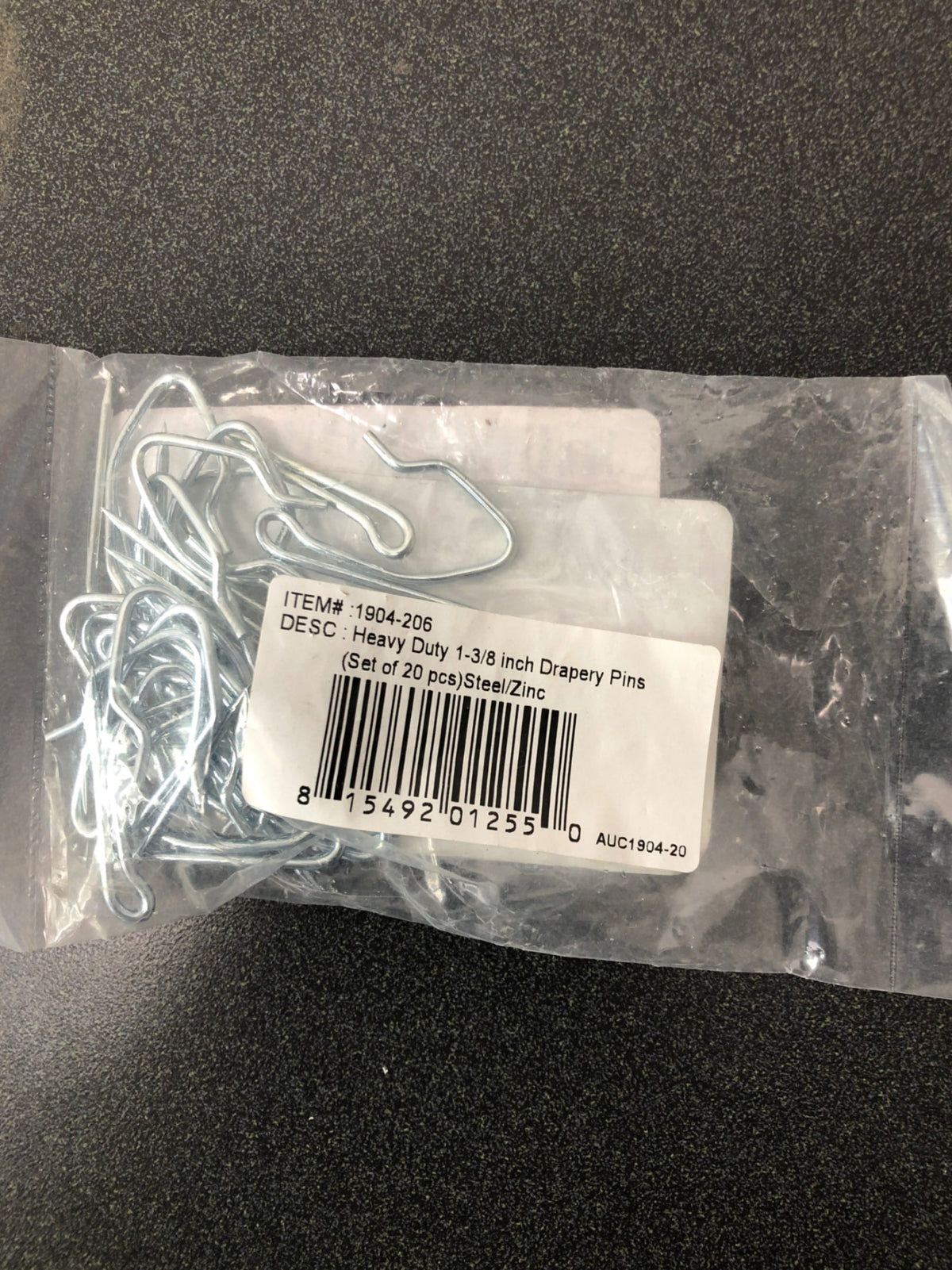 Rod desyne 1904-206 1-3/8 in. Heavy Duty Drapery Pins (20-Piece)