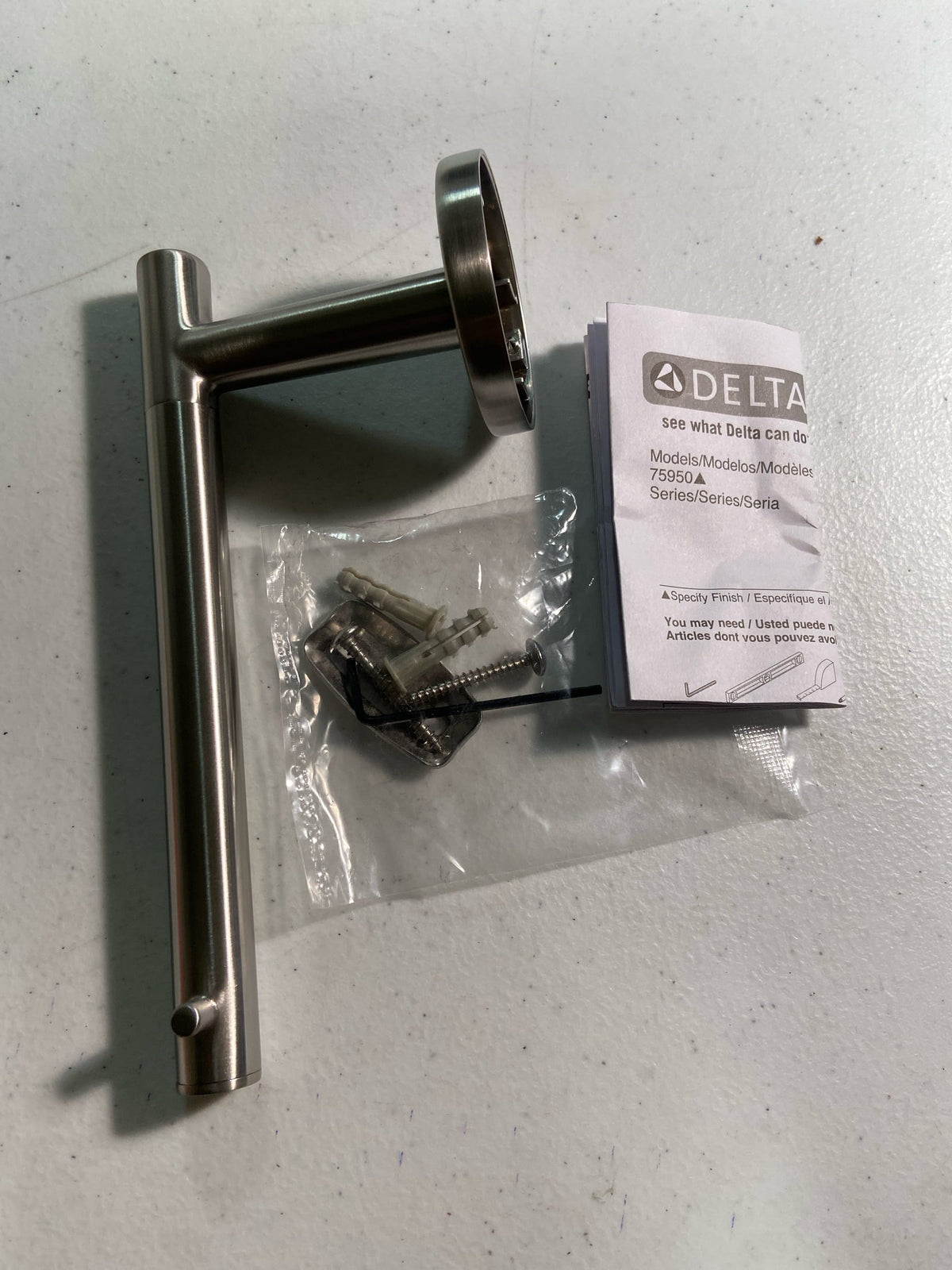 Delta 75950-SS Trinsic Single Bar Tissue Holder - Brilliance Stainless