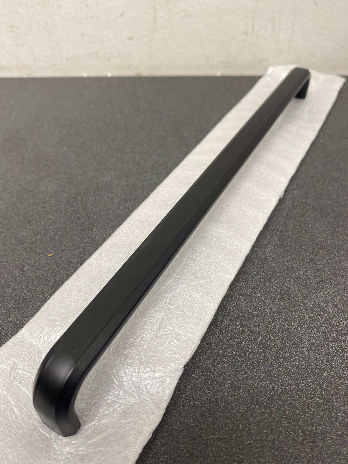 Top Knobs TK3016BLK Telfair 12 Inch Center to Center Handle Cabinet Pull - Flat Black