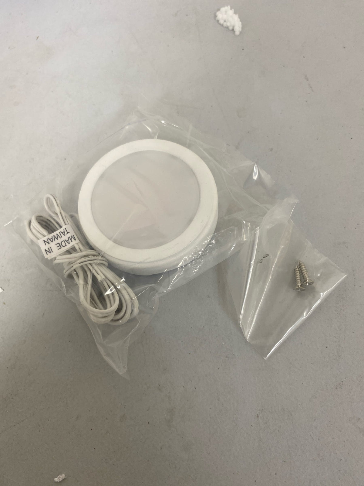 Kichler 4D12V27WHT 4D 12 Volt LED Under Cabinet Puck Light - 2700K - Textured White