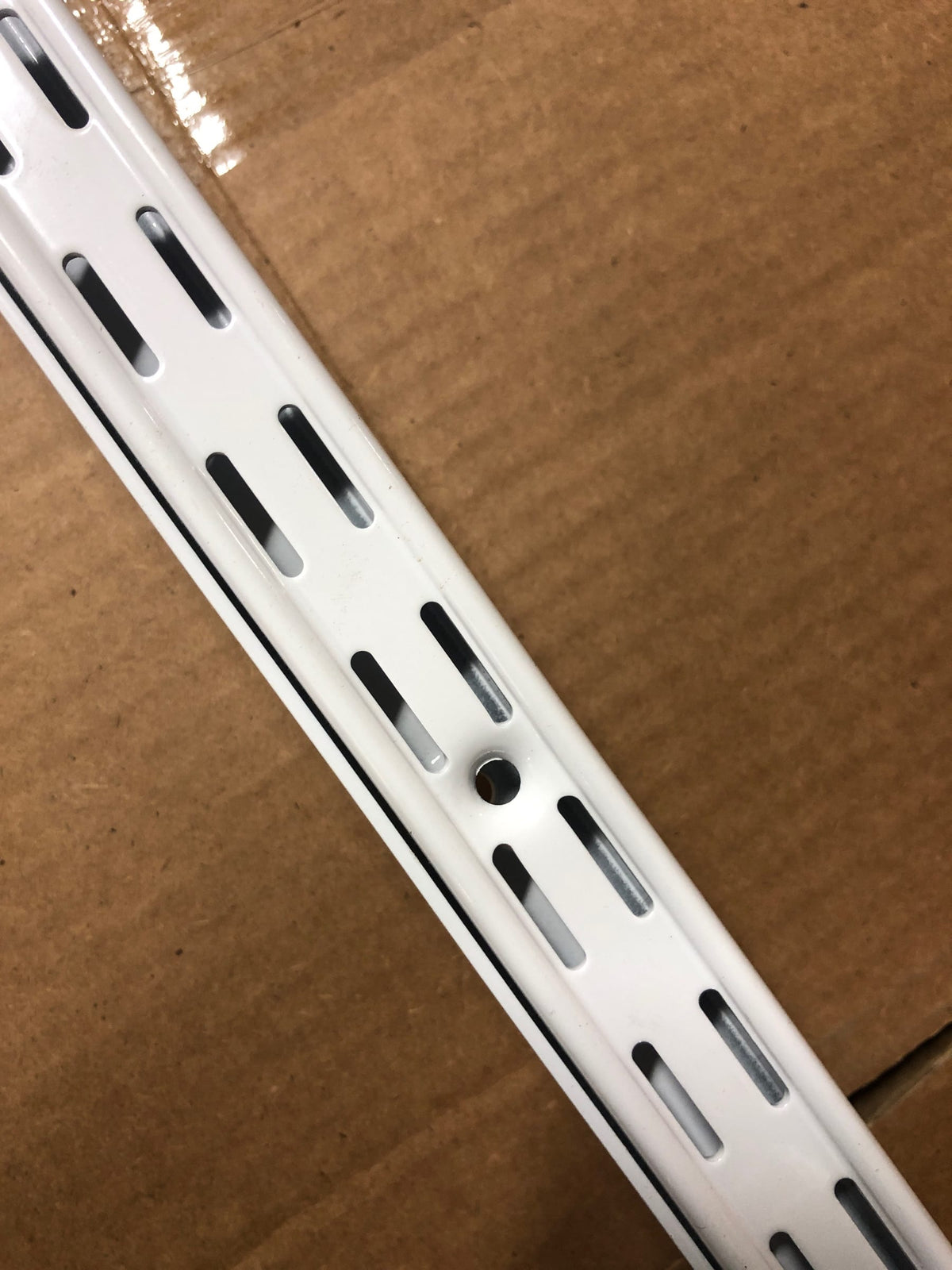 Knape & Vogt 82 WH63" 63' White Wall Standards - Quantity 10