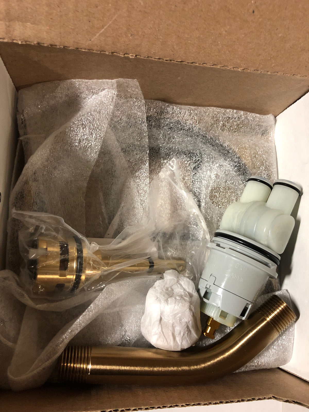 Delta T342703-CZ Modern Square Non Shared Shower System with Shower Head, Hand Shower, Shower Arm, and Hose - Champagne Bronze