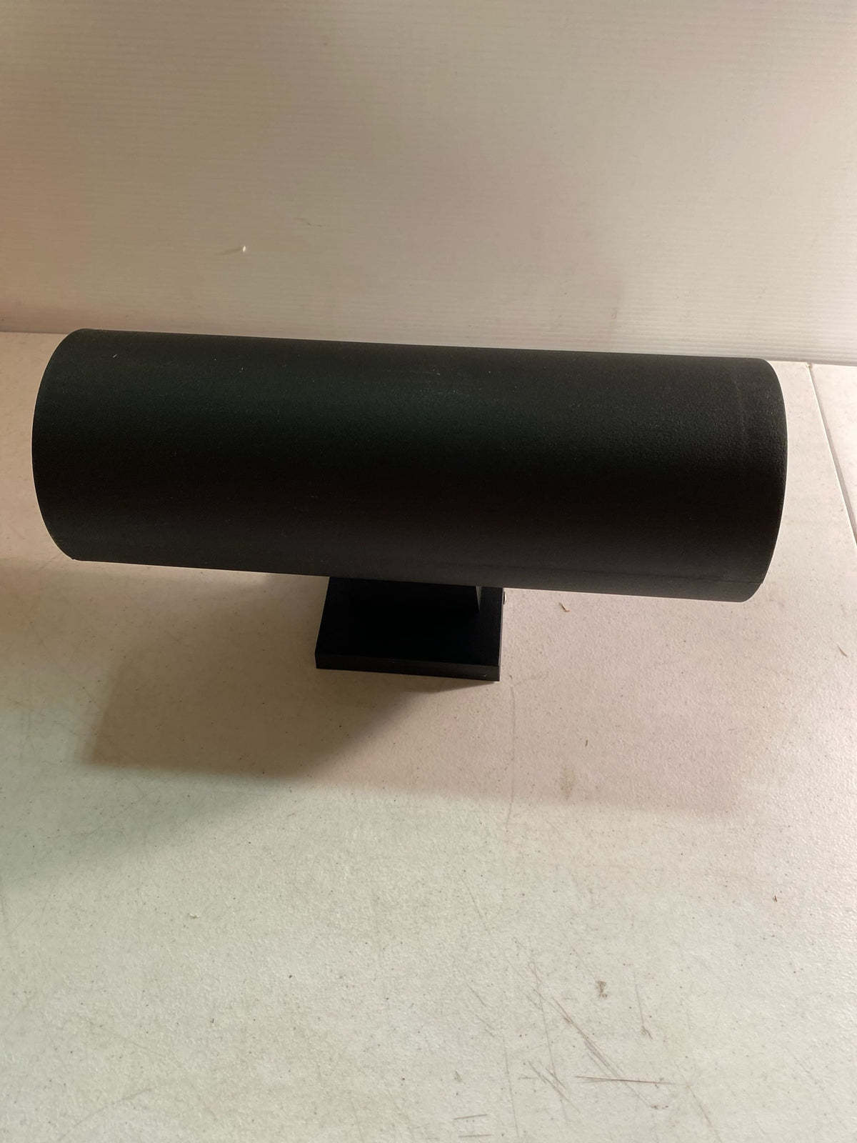 Progress Lighting P5713-31 Cylinder 2 Light Outdoor Wall Sconce with Polycarbonate Shade - 14" Tall - Black