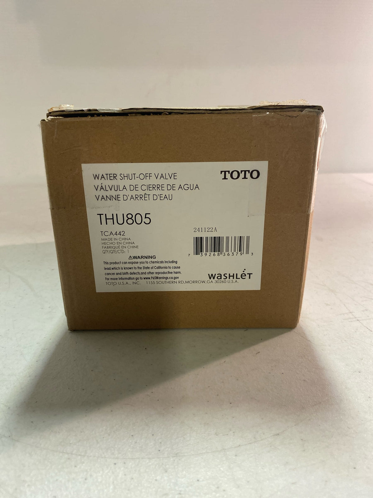 TOTO THU805 Washlet Connection Adapter Kit In-Wall Tank System - N/A