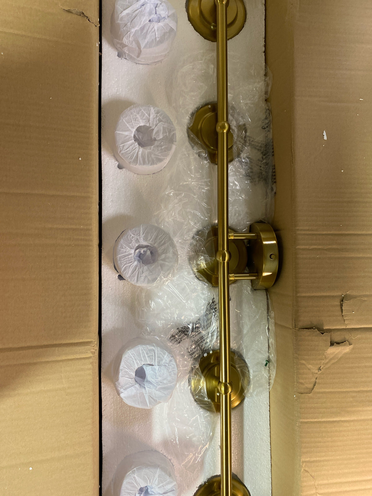 Z-Lite 742-5V-LG Thayer 5 Light 39" Wide Vanity Light - Luxe Gold