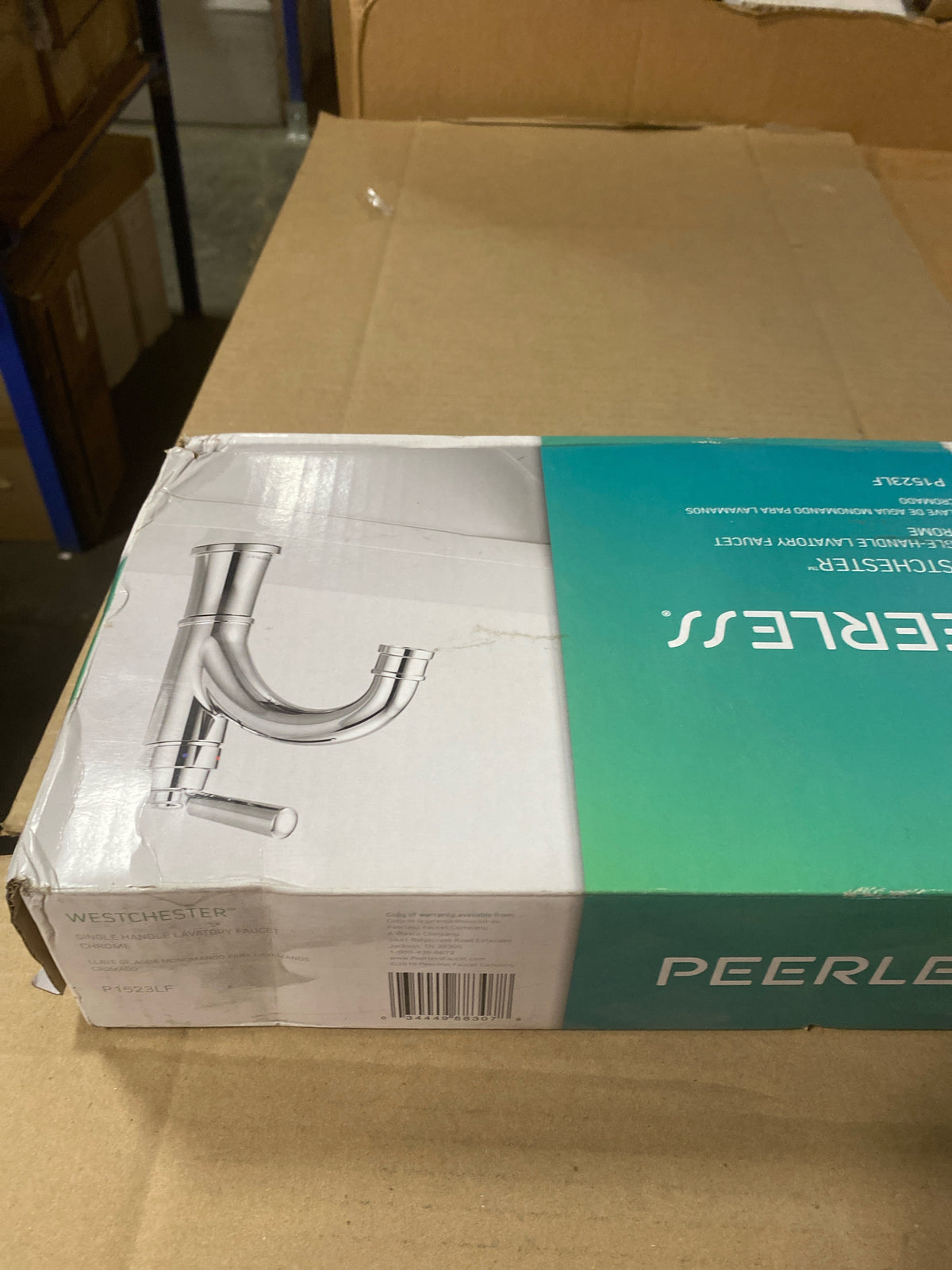 Peerless P1523LF Westchester 1 GPM Single Hole Bathroom Faucet with Pop-Up Drain Assembly - Lifetime Limited - Chrome
