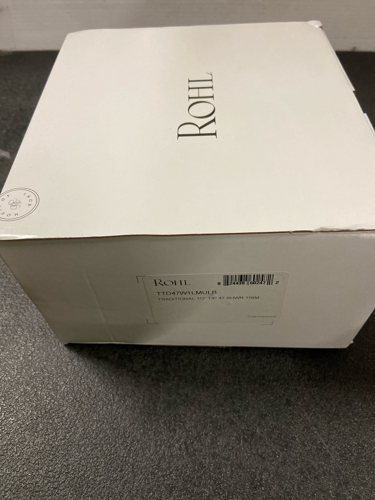 Rohl TTD47W1LMULB Three Independent Function Thermostatic Valve Trim Only with Single Cross / Lever Handle, Integrated Diverter, and Volume Control - Less Rough In - Unlacquered Brass (Living Finish)