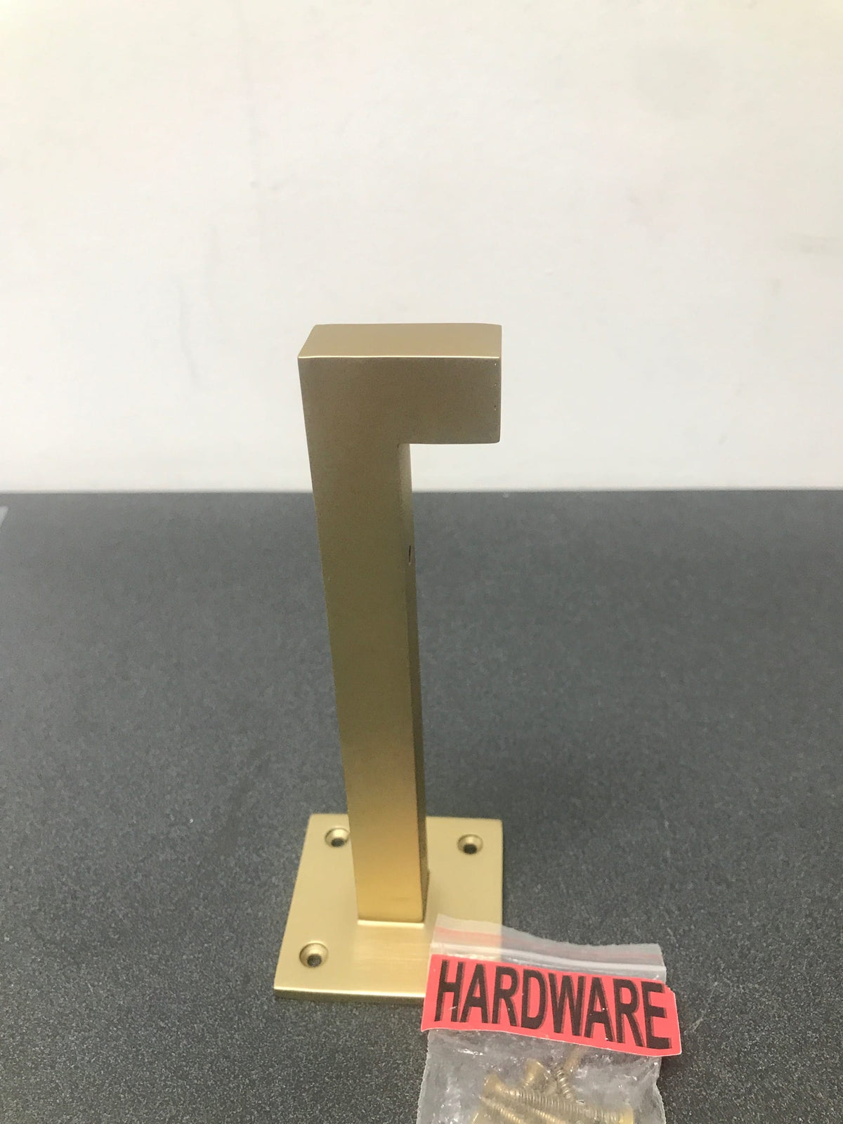 Signature Hardware 482449 Bodwell 9" Brass Shelf Bracket - Satin Brass