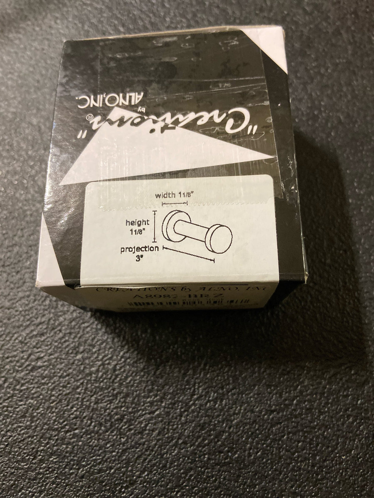 Alno A8982-BRZ Euro Modern Robe Hooks, Bronze