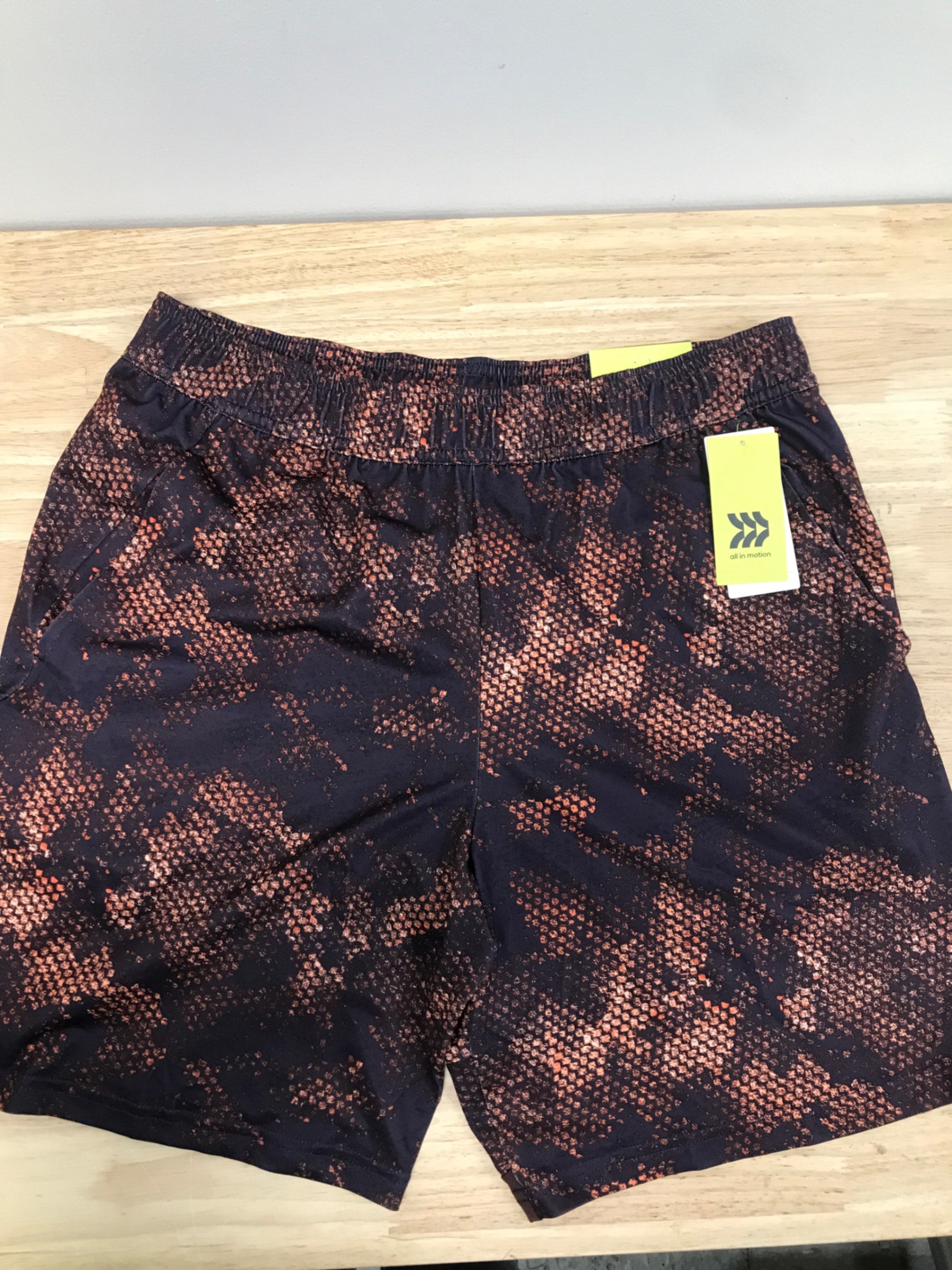 All in Motion Men's Camo Print Training Shorts 8.5 - (as1, Alpha, m