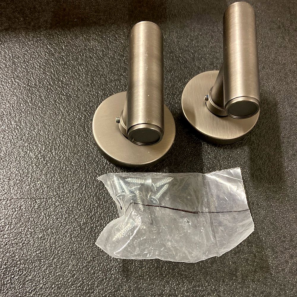 Satin nickel door levers from Zokos inventory