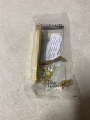 Baldwin 0465031 3/4 Inch x 3-7/8 Inch Solid Brass Edge Pull - Unlacquered Brass