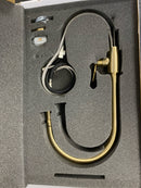Perrin and Rowe U.4044SEG-2 Holborn 1.75 GPM Single Hole Pull Down Kitchen Sink Faucet - Satin English Gold