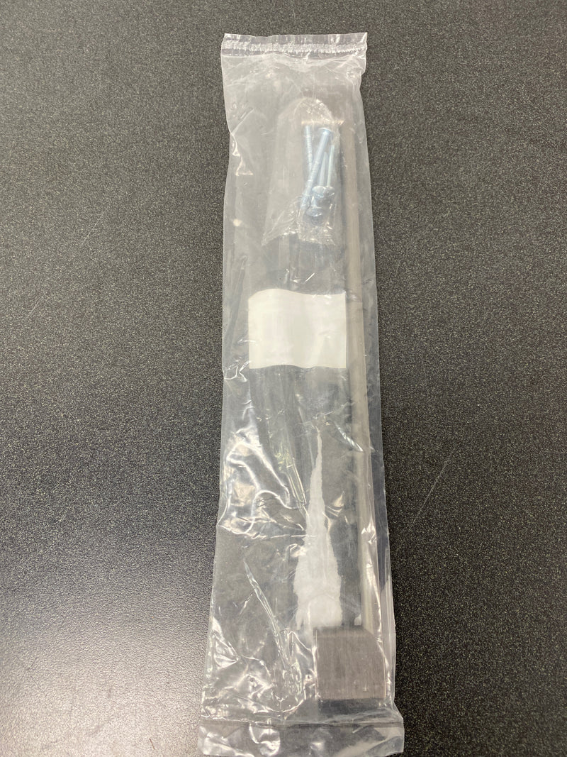 Jeffrey Alexander 635-256BNBDL Sutton 10-3/16" (256 mm) Center to Center Squared Sleek Large Cabinet Handle / Large Drawer Pull - Brushed Pewter