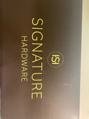 Signature Hardware SHBEFS2000GBG Beasley Floor Mounted Tub Filler with Hand Shower - Less Rough-In Valve - Brushed Gold