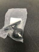 Liberty Hardware P28198K-FB-C Iron Craft 1 Inch Oval Cabinet Knob with Backplate - Matte Black