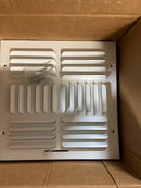 ProSelect PS4CWML1212100 12" x 12" Wall / Ceiling Register with Mounting Holes - White