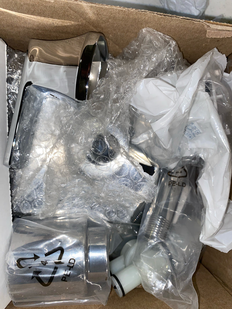 Delta T14237 Velum 1-Handle Wall Mount Shower Trim Kit in Chrome (Valve Not Included)