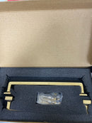 Alno G950-8-PB Millennium Luxury Industrial 8" Center to Center Solid Brass Back to Back Door Pulls - Shower Door Handles - Polished Brass