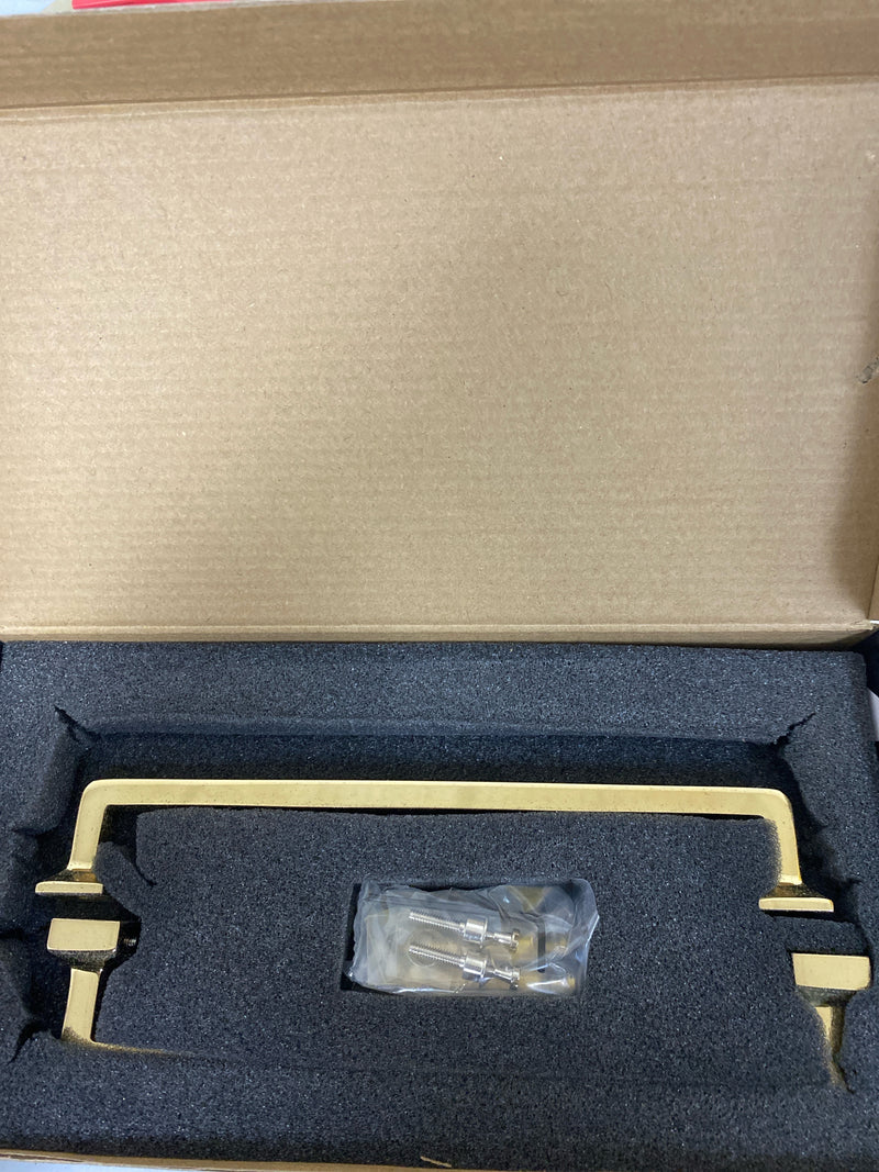 Alno G950-8-PB Millennium Luxury Industrial 8" Center to Center Solid Brass Back to Back Door Pulls - Shower Door Handles - Polished Brass