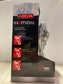 Delta 4-Setting In2ition 2-in-1 Dual Shower Head with HandHeld Spray, Brushed Nickel Detachable Shower Head with Hose, Showerhead, 1.75 GPM Flow Rate, SpotShield Nickel 75486CSN