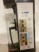 Baldwin 91800-045 Prestige Spyglass Single Cylinder Venetian Bronze Door Handleset with Square Spyglass Door Handle feat SmartKey Security