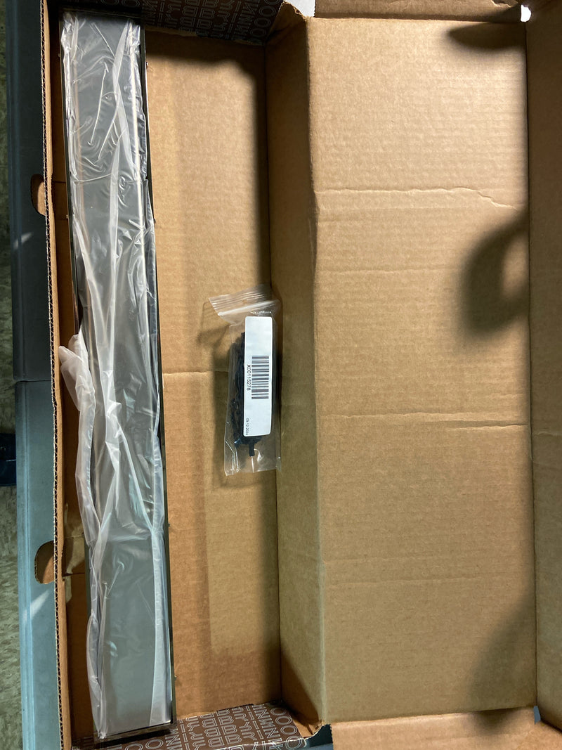 Brizo BT0732416-PN 24" Reversible Linear Shower Drain with Dual Grate Installation - Less Rough In - Brilliance Polished Nickel