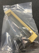 Signature Hardware 443788 Gebara 5 Inch Center to Center Bar Cabinet Pull - Satin Brass