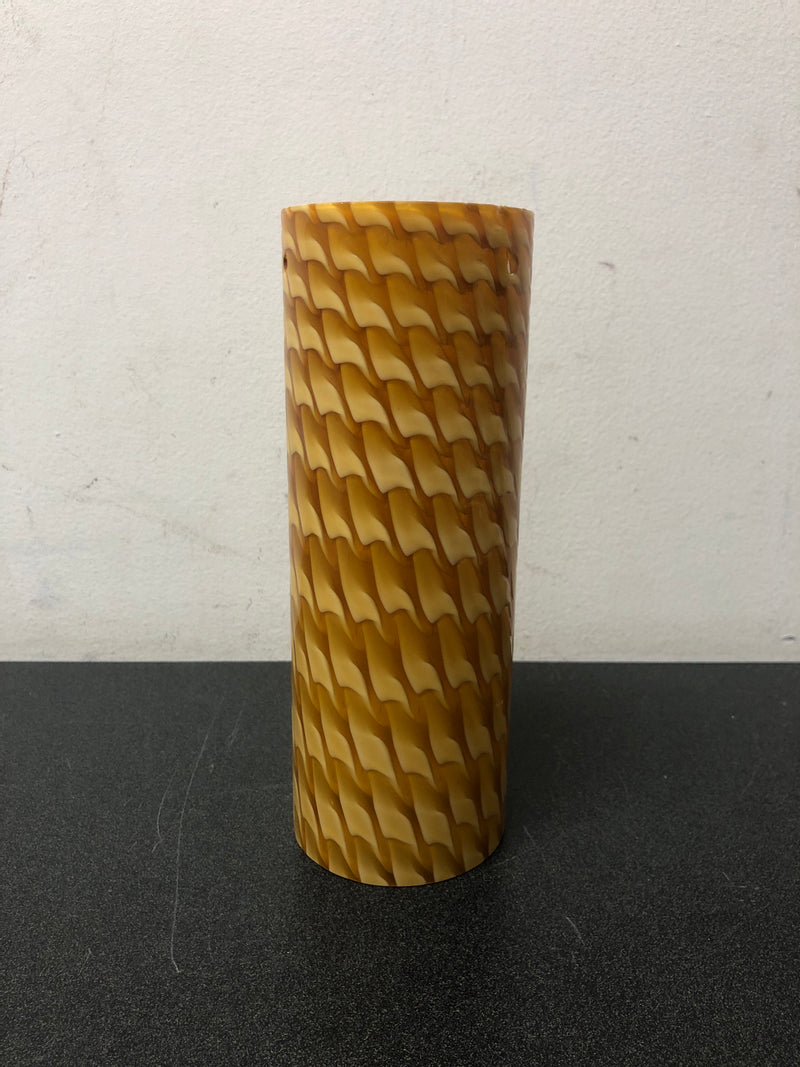 Volume Lighting GS-309 8" Height Amber Frit Glass Cylindrical Shade - Amber Frit