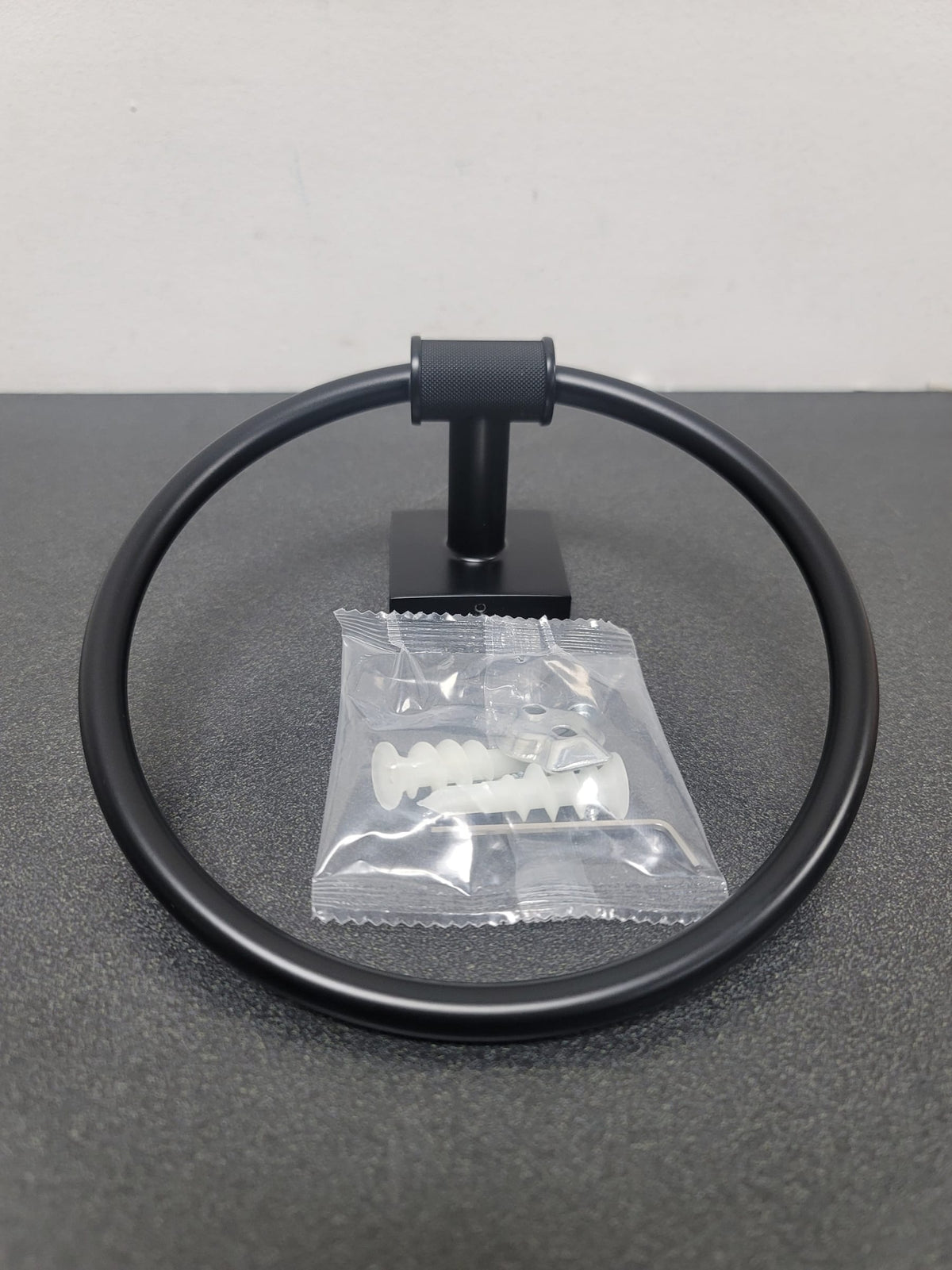 Delta AVE46-MB Averland Towel Ring in Matte Black