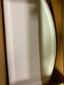American standard 2989813.020 Cadet 3-Flo Wise 2-Piece 1.28 GPF Single Flush Chair Height Elongated Toilet with Skirted Bowl in White, Seat Included