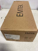 Emtek 4819GVUS19RH Lausanne Right Handed Full Plate Single Cylinder Keyed Entry Handleset with Geneva Interior Lever - Flat Black