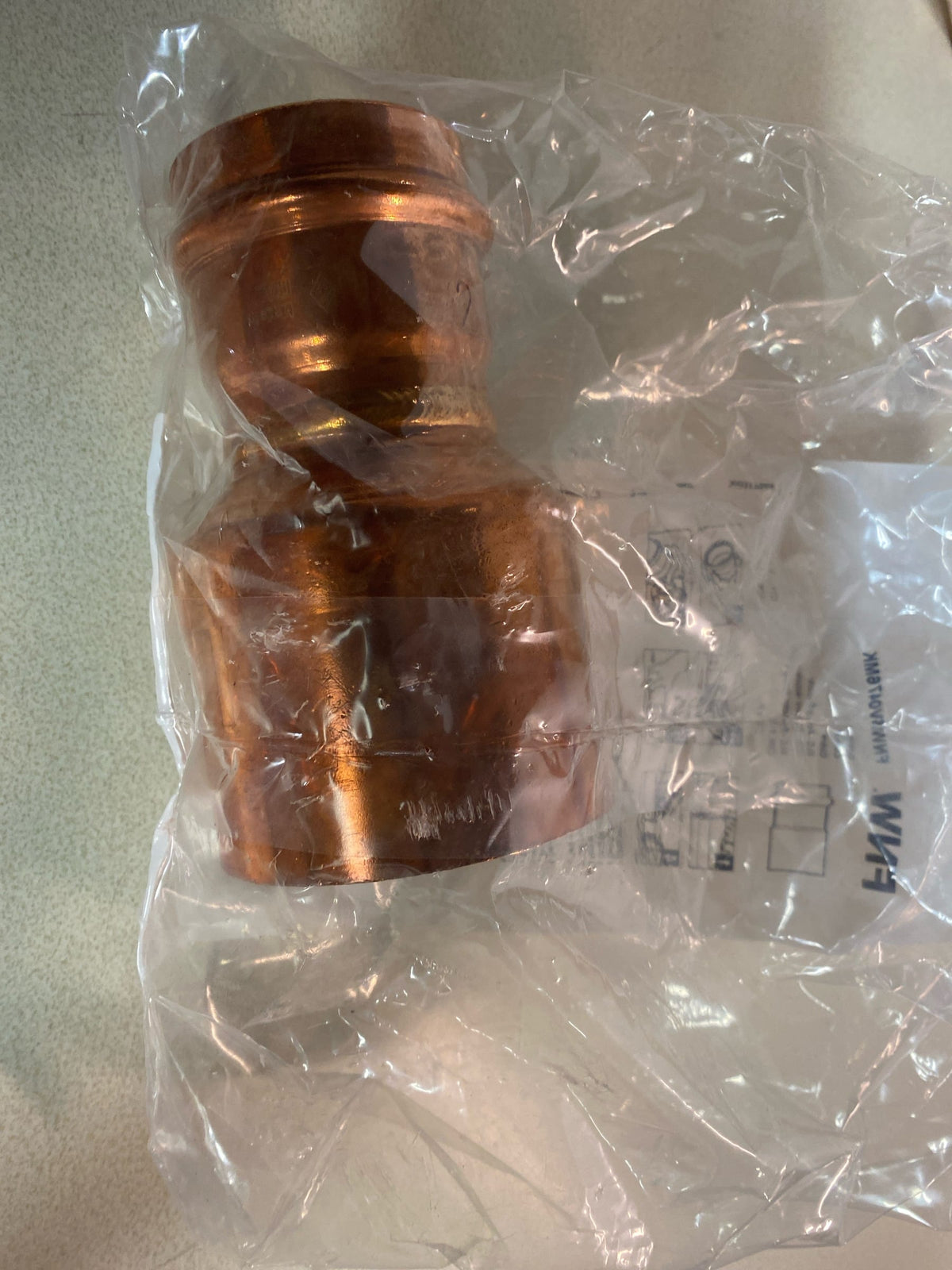 FNW FNW5V0476MK 3 x 2 in. Copper Press Fitting Reducer