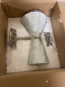 Kichler 52570CPZWH Phix 2 Light 14" Tall Wall Sconce - Champagne Bronze / White