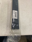 Emtek 87130US19 Modern Edge 8 Inch Center to Center Finger Cabinet Pull from the Contemporary Collection - Flat Black