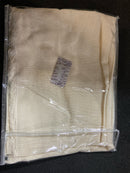 Vhc brands 8322 Tobacco Cloth 72in. W x 16in. L Cotton Fringed Edge Rod Pocket Farmhouse Kitchen Curtain Valance in Antique White
