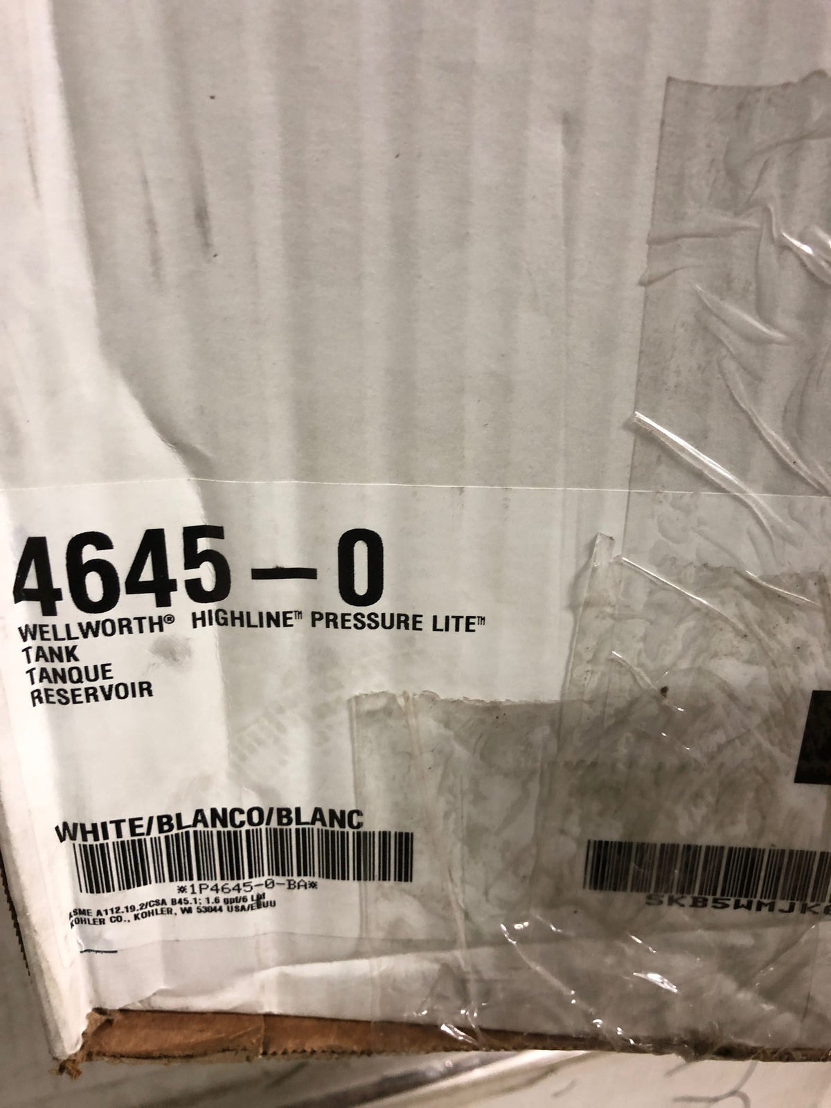 Kohler Highline Toilet Tank Only with Pressure Lite Technology