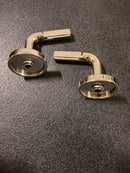 Brizo HL5339-PN Litze Notch Lever Handles for Widespread Bathroom Faucet - Brilliance Polished Nickel