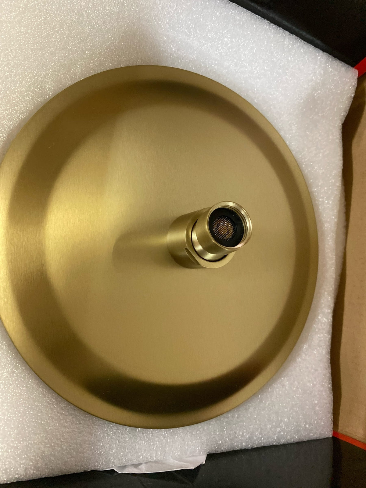 Sumerain S3223BGI-HD Modern 1-Handle 1-Spray Shower Faucet 1.8 GPM with Hand Shower in Brushed Gold (Valve Included)