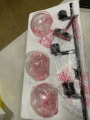 GLOBE Electric Mika 3-Light Track Lighting, Matte Black, Bulb Not Included