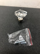 Amerock BP36653CCZ Glacio 1-3/8 Inch Square Cabinet Knob - Champagne Bronze