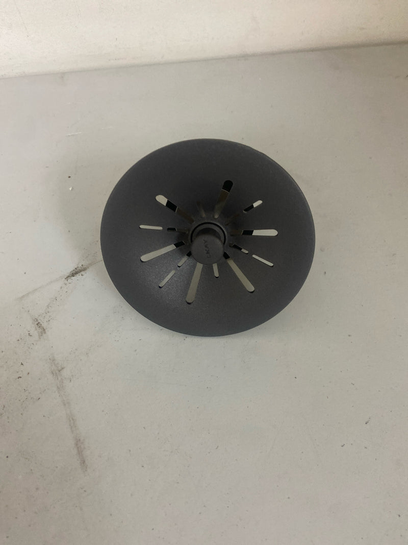 Elkay LKPDQSCH Perfect Drain 3-1/2" Basket Strainer - Charcoal