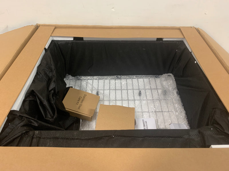 Miseno MNO2421SRTM 24" Top-Mount/Undermount Single Basin Stainless Steel Kitchen Sink - Drain Assembly and Fitted Basin Rack Included Free - 16 Gauge Stainless Steel