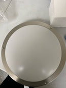 Kichler 10769NILED Avon 14" Wide Integrated LED Flush Mount Drum Ceiling Fixture - Brushed Nickel