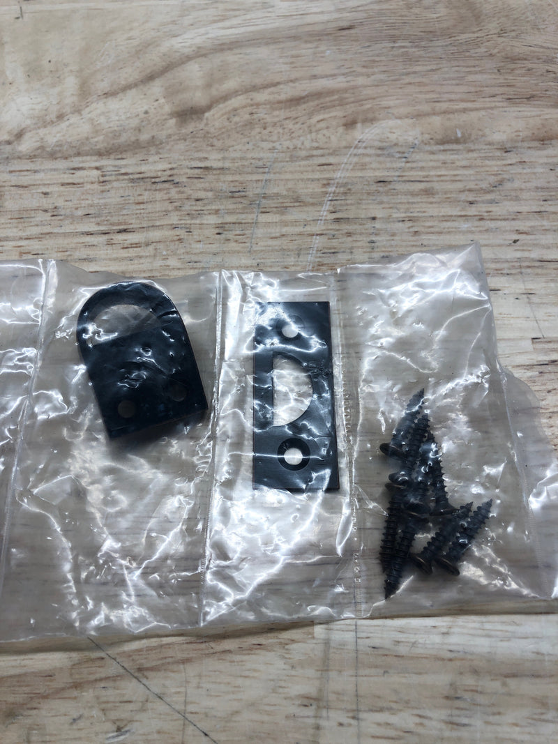 Emtek 8516US10B 4 Inch Solid Brass Surface Mounted Dutch Door Security Bolt - Oil Rubbed Bronze