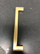 Emtek 86164US4 Trail 6 Inch Center to Center Handle Cabinet Pull from the Contemporary Collection - Satin Brass