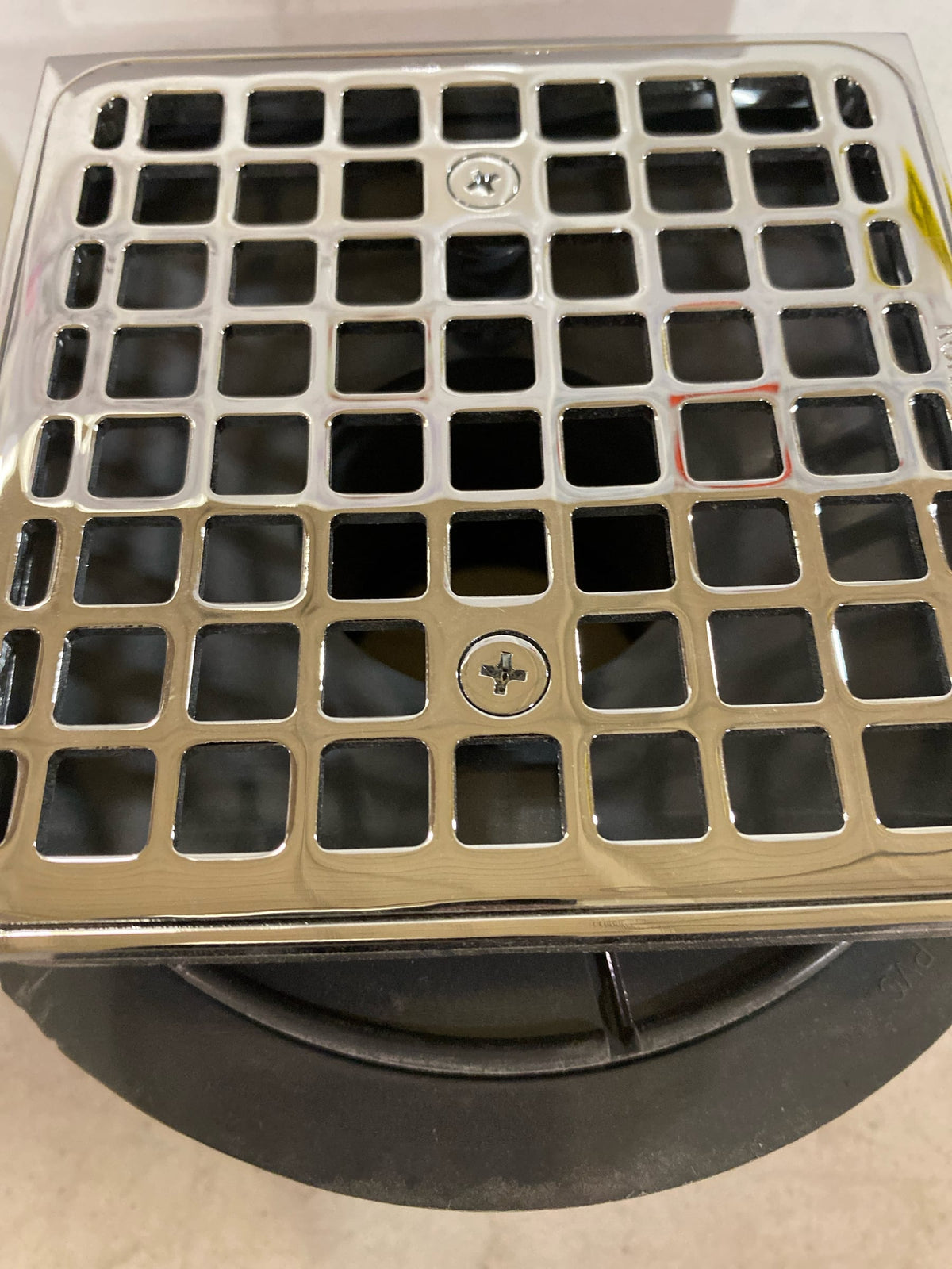 KOHLER Clearflo Square Holes Square Brass Shower Drain