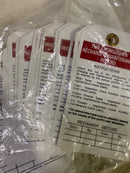 Tag, Fire Extinguisher, PVC, 5 3/4 in H x 2 7/8 in W, White, Rectangle, 25 PK