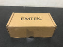 Emtek 805HTUS7 Hampton Reversible Non-Turning Two-Sided Dummy Door Knob Set with Classic Brass Rosette from the Crystal Collection - French Antique